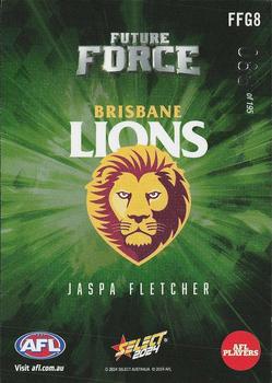 2024 Select AFL Footy Stars - Future Force Green #FFG8 Jaspa Fletcher Back